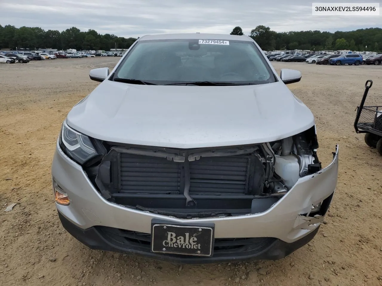 2020 Chevrolet Equinox Lt VIN: 3GNAXKEV2LS594496 Lot: 73279454