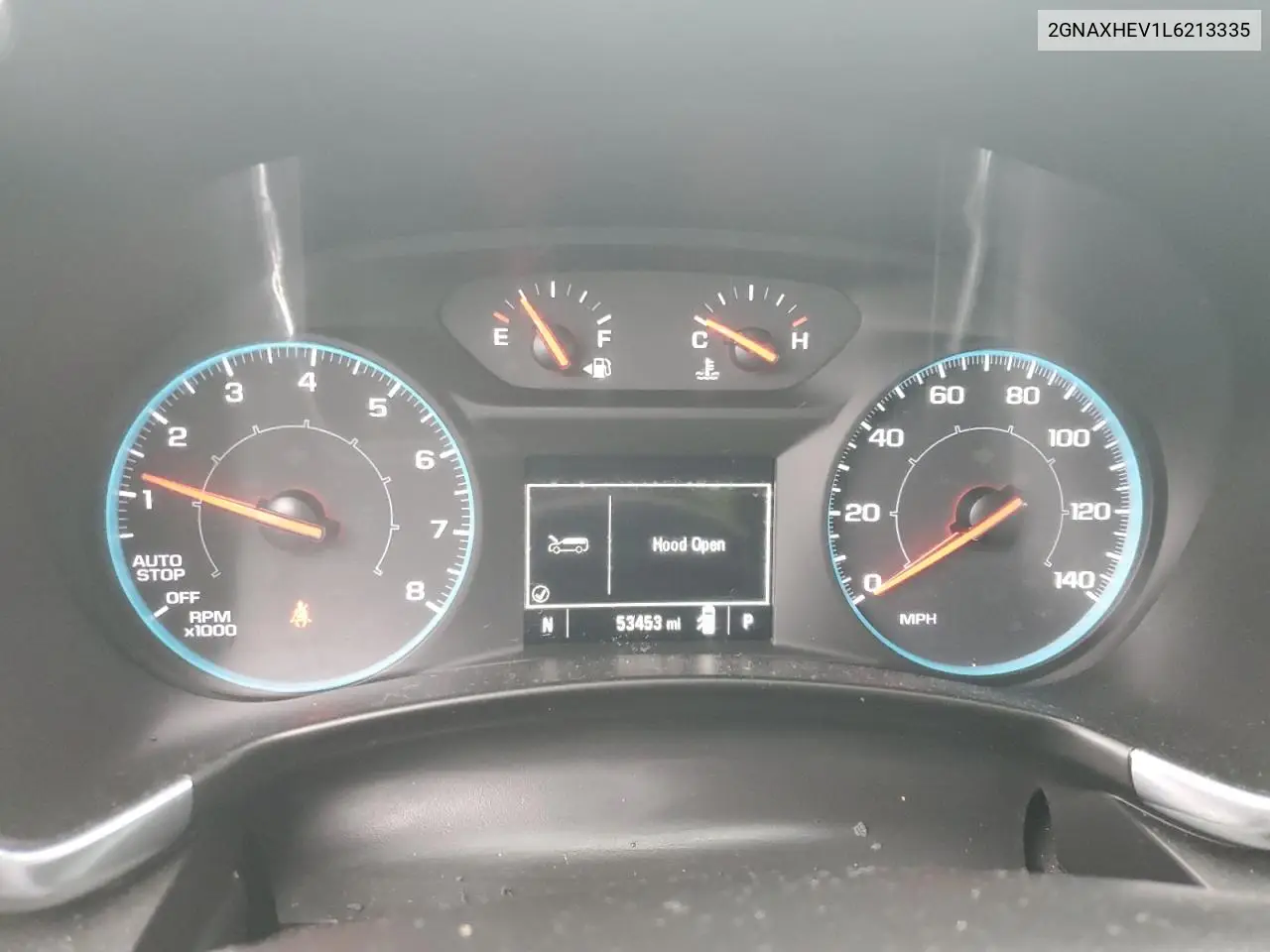 2GNAXHEV1L6213335 2020 Chevrolet Equinox Ls