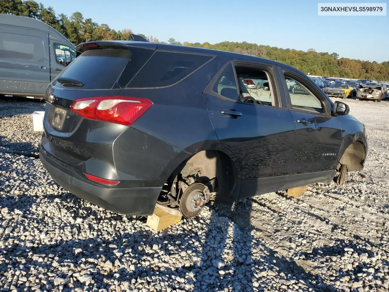 3GNAXHEV5LS598979 2020 Chevrolet Equinox Ls
