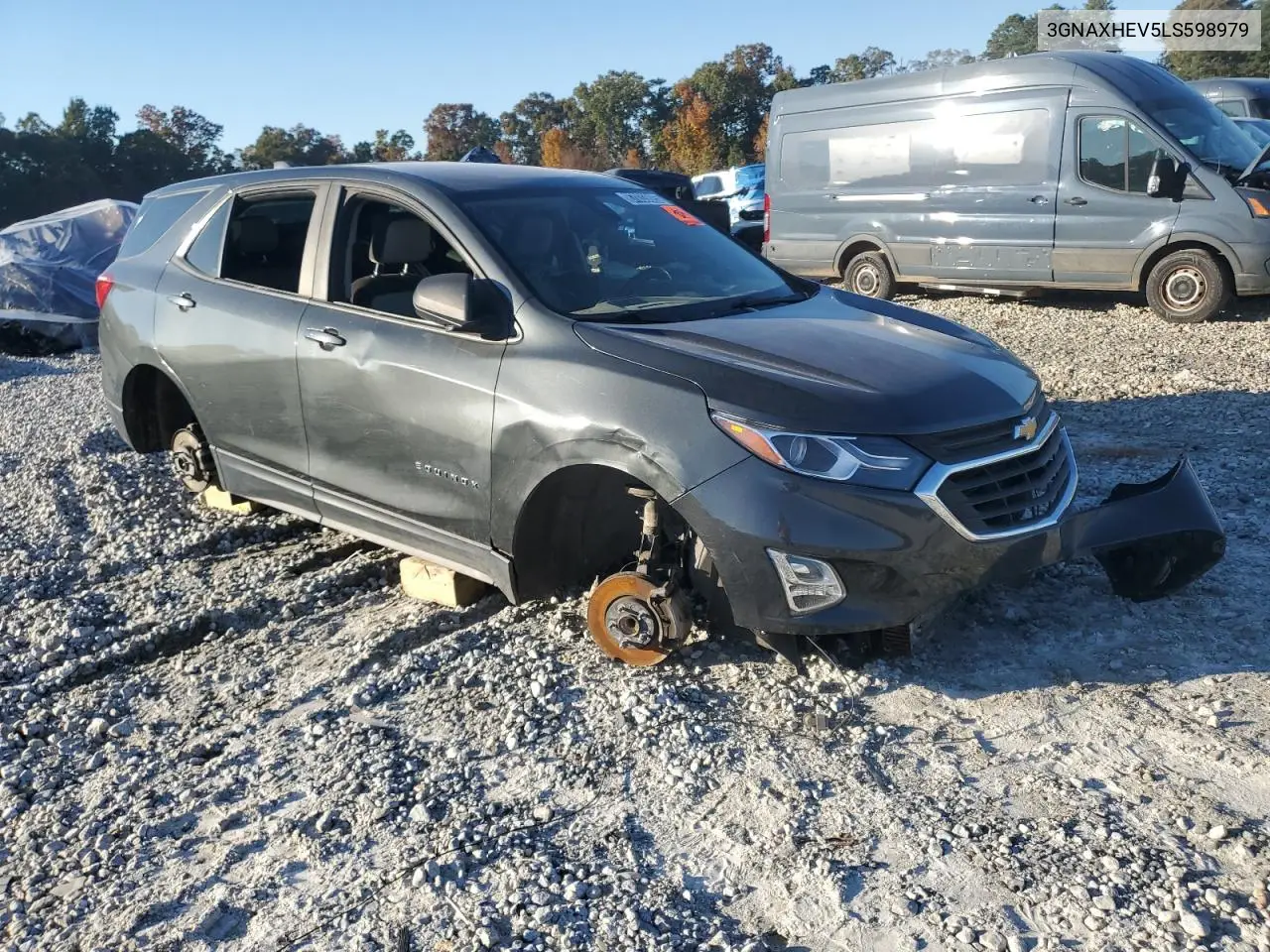 3GNAXHEV5LS598979 2020 Chevrolet Equinox Ls