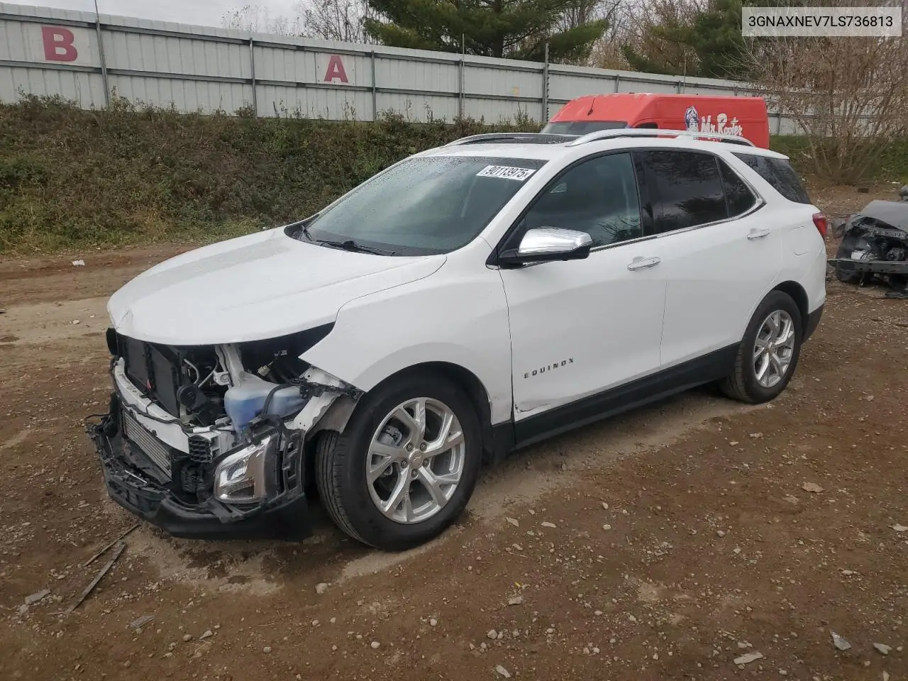 3GNAXNEV7LS736813 2020 Chevrolet Equinox Premier