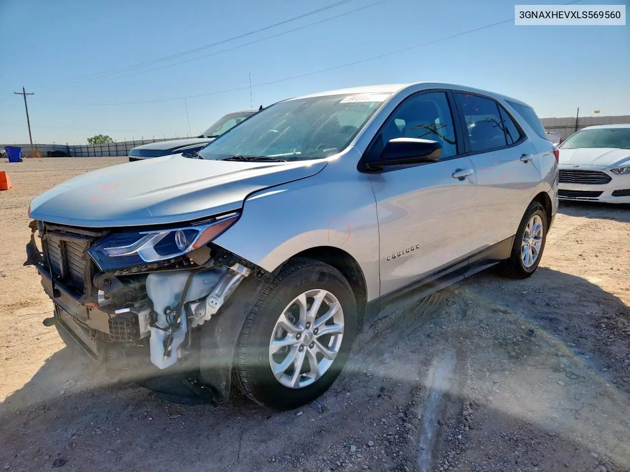 3GNAXHEVXLS569560 2020 Chevrolet Equinox Ls