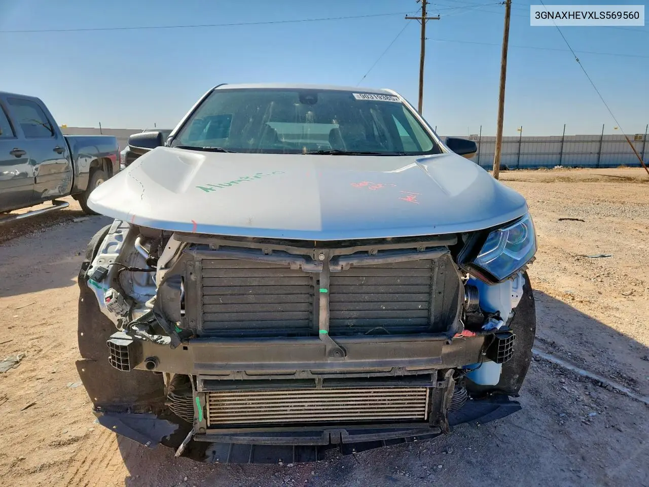 3GNAXHEVXLS569560 2020 Chevrolet Equinox Ls