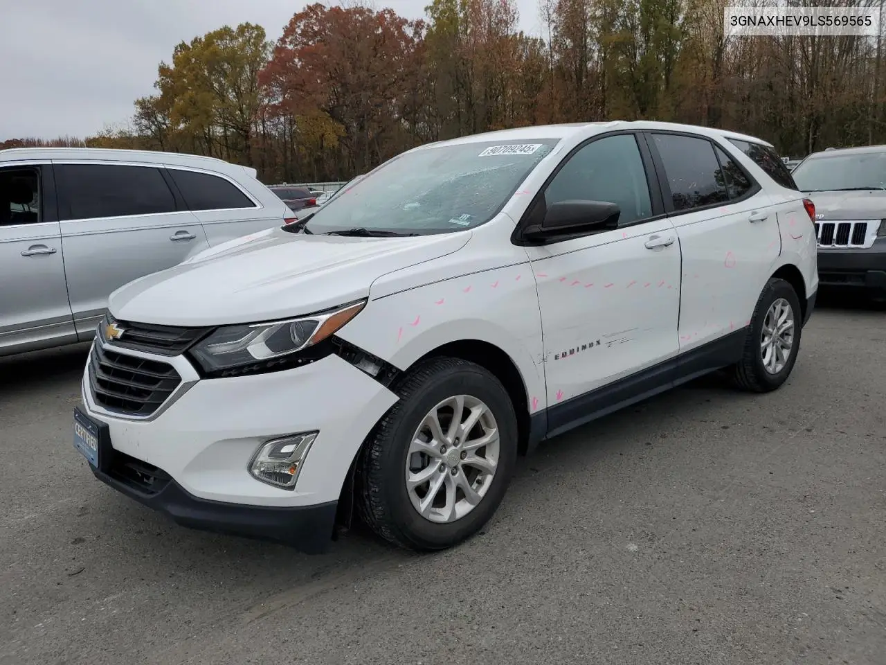 3GNAXHEV9LS569565 2020 Chevrolet Equinox Ls
