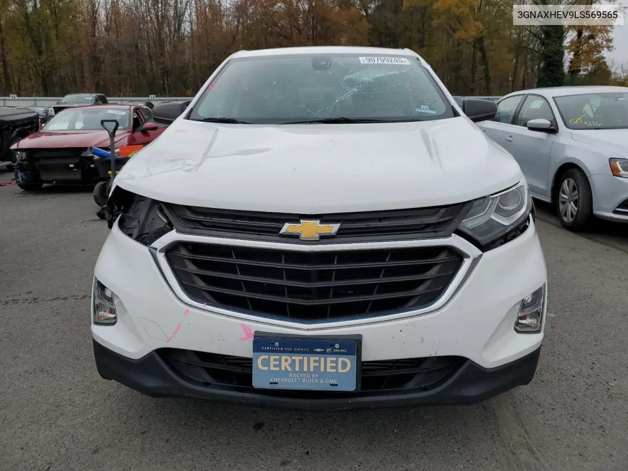 3GNAXHEV9LS569565 2020 Chevrolet Equinox Ls