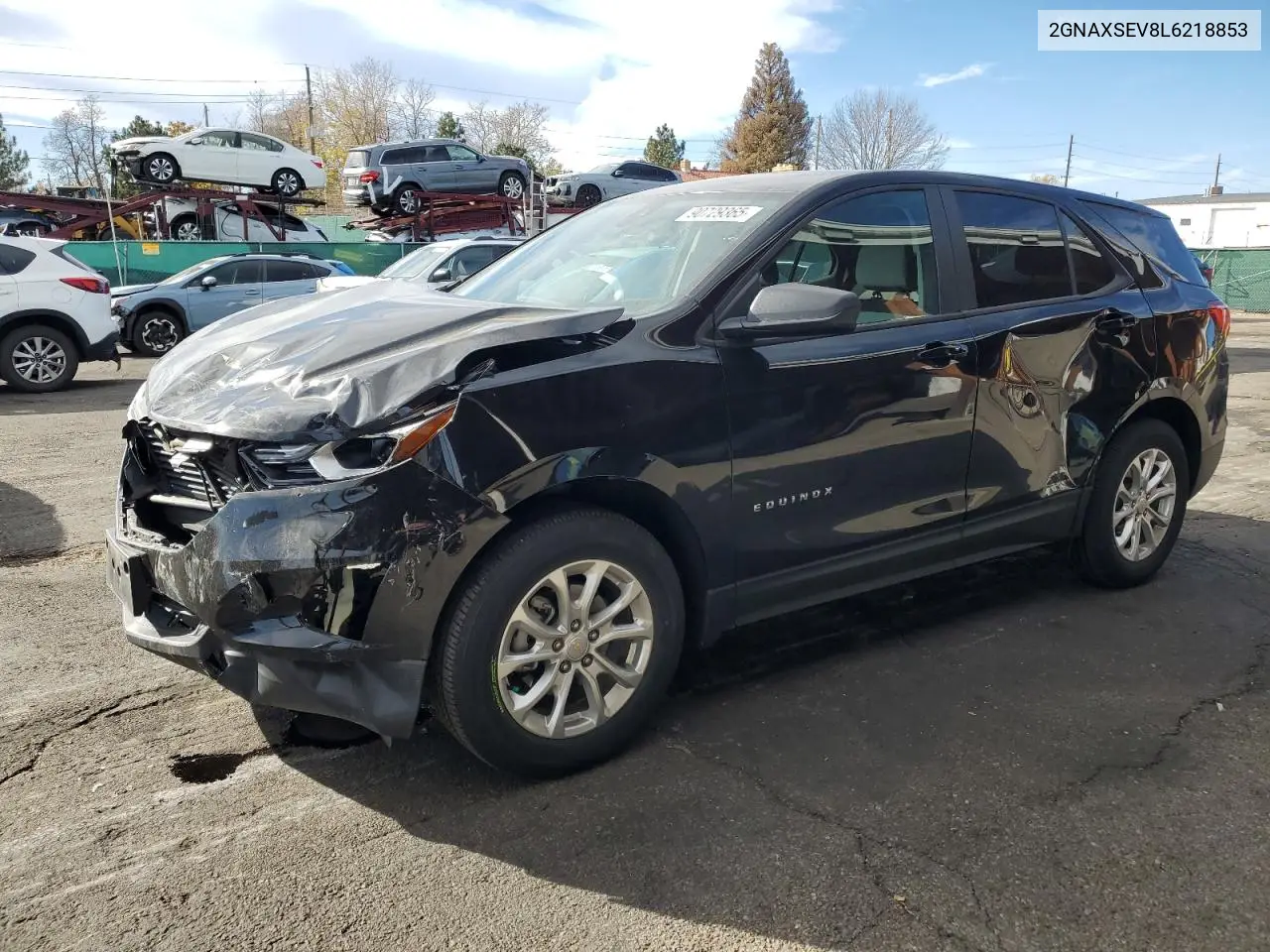 2GNAXSEV8L6218853 2020 Chevrolet Equinox Ls