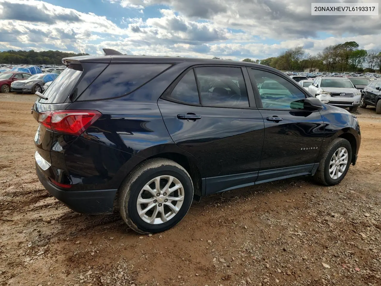 2GNAXHEV7L6193317 2020 Chevrolet Equinox Ls