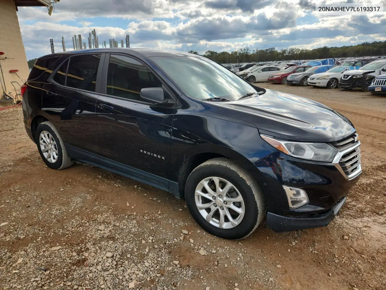 2GNAXHEV7L6193317 2020 Chevrolet Equinox Ls