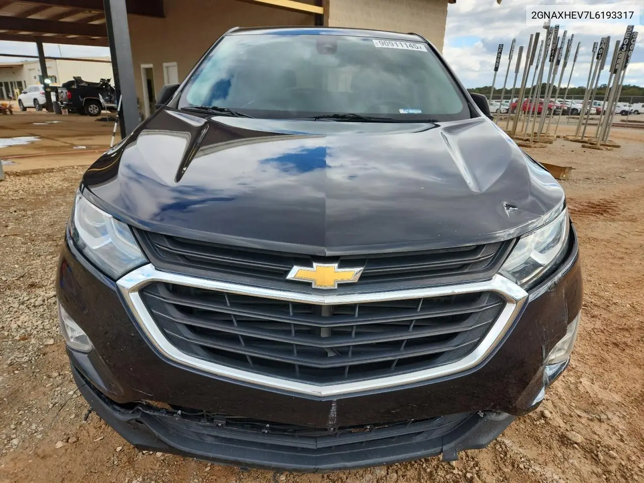 2GNAXHEV7L6193317 2020 Chevrolet Equinox Ls