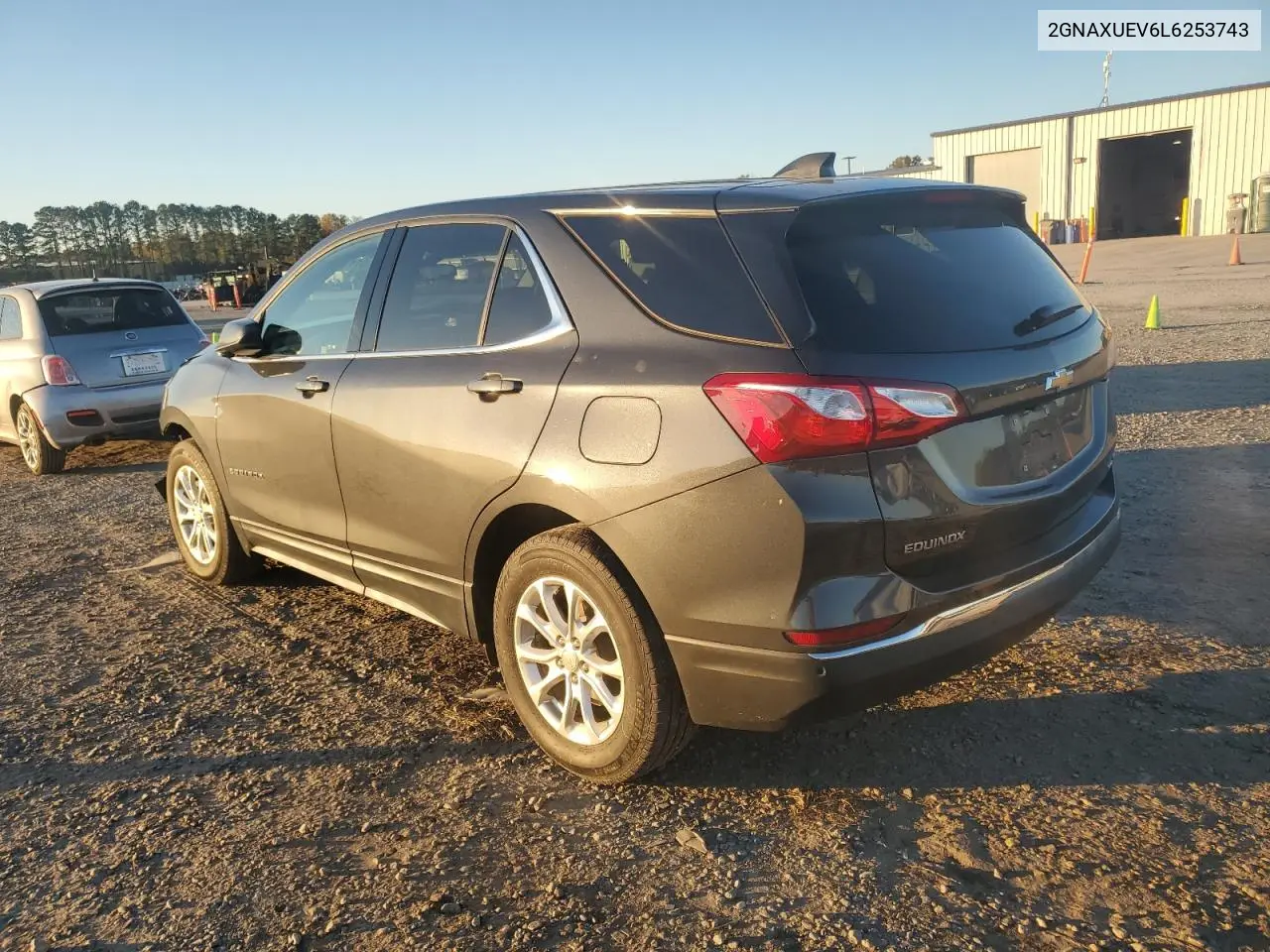 2GNAXUEV6L6253743 2020 Chevrolet Equinox Lt