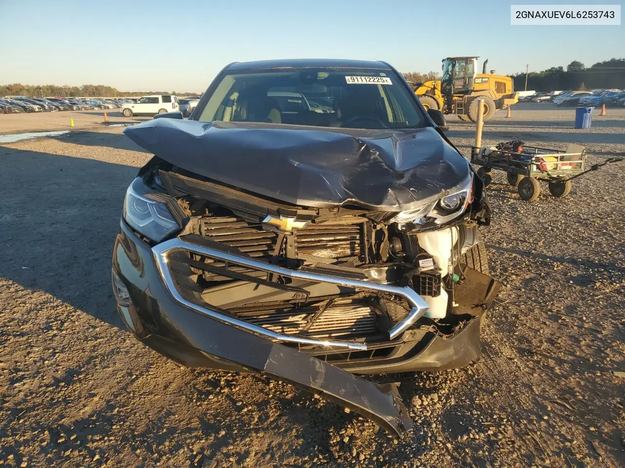 2GNAXUEV6L6253743 2020 Chevrolet Equinox Lt