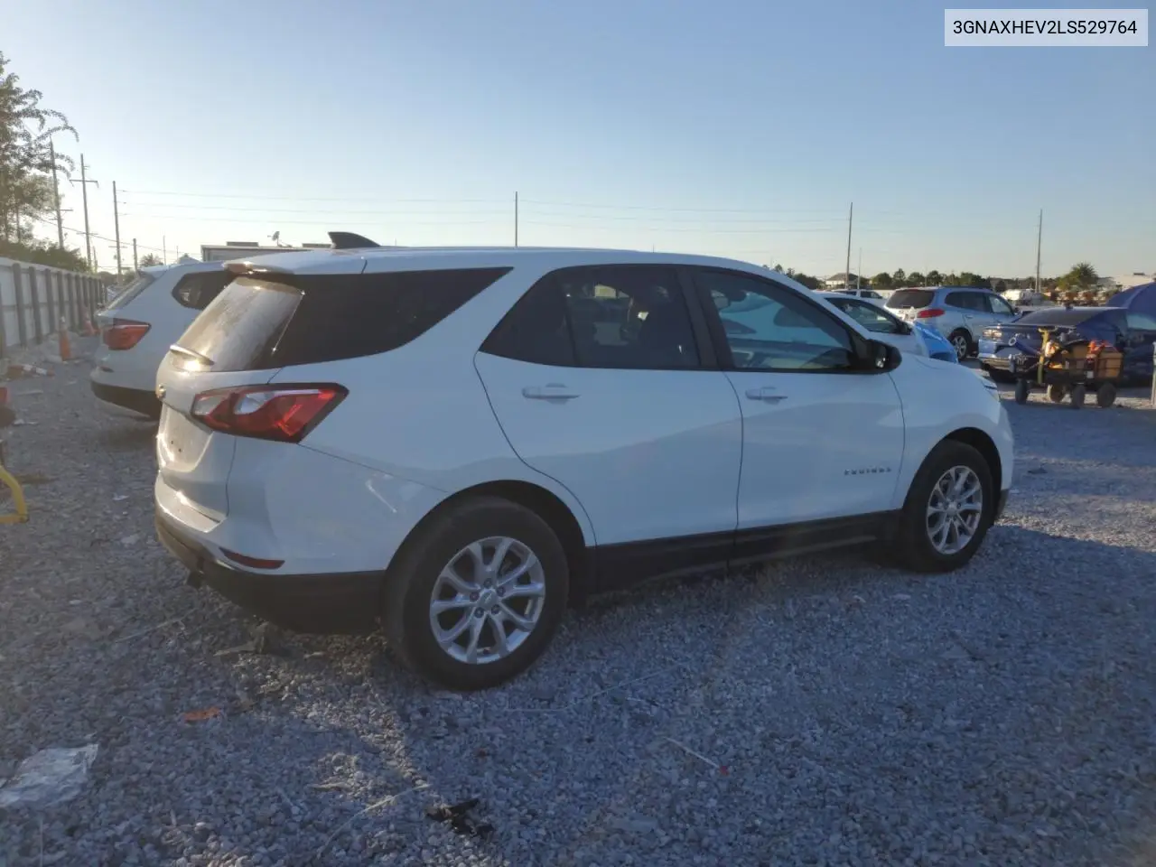 3GNAXHEV2LS529764 2020 Chevrolet Equinox Ls