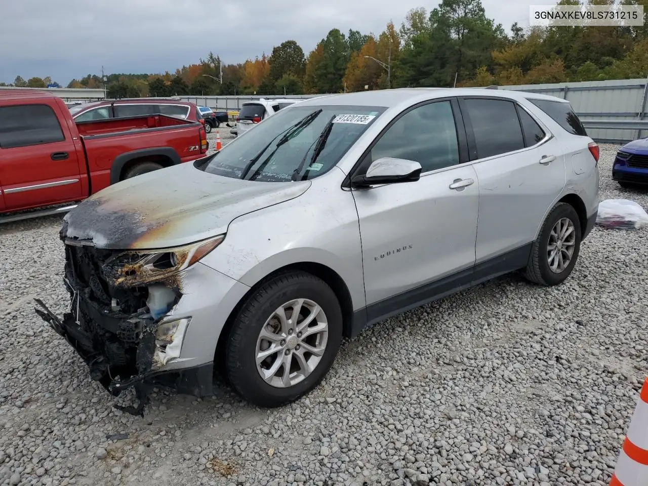 3GNAXKEV8LS731215 2020 Chevrolet Equinox Lt