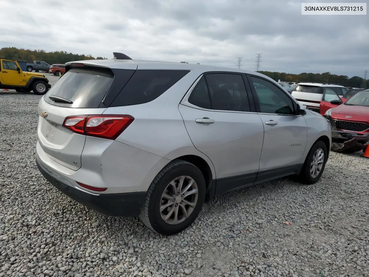 3GNAXKEV8LS731215 2020 Chevrolet Equinox Lt