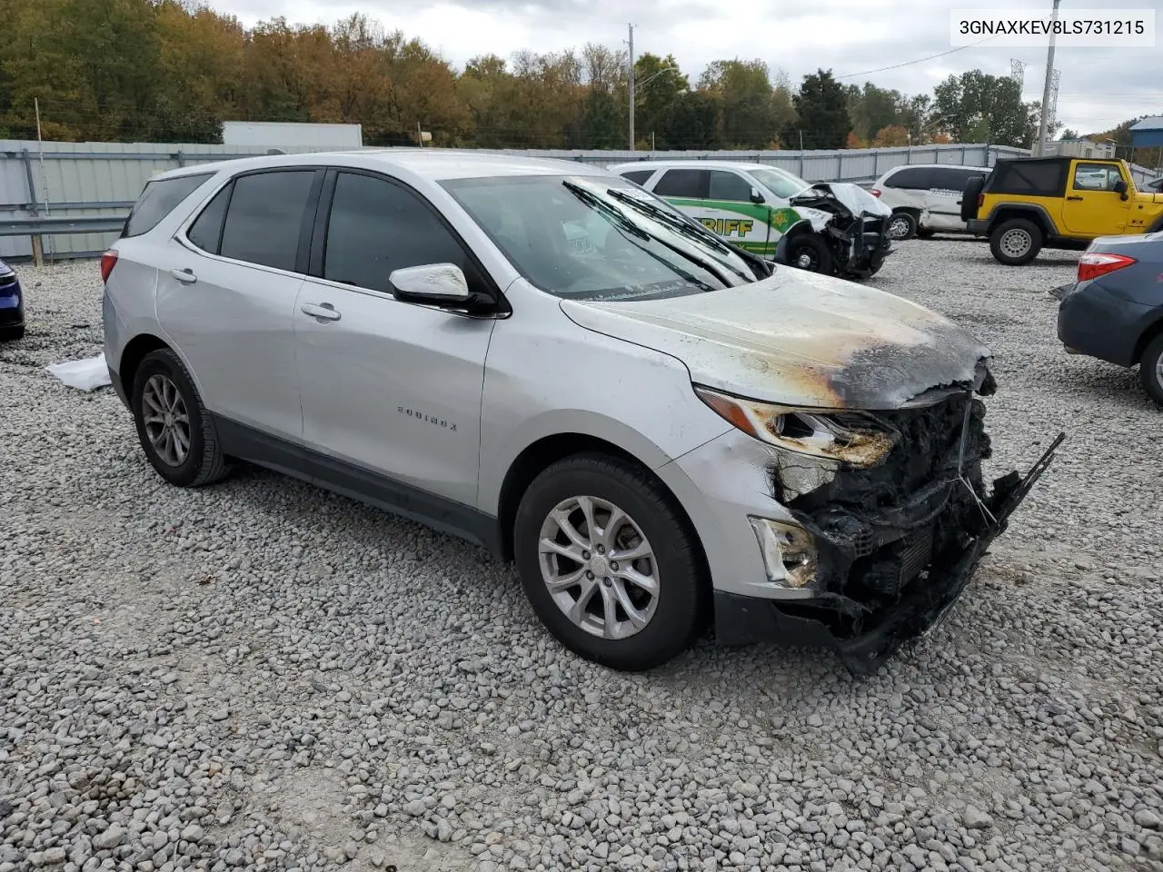 3GNAXKEV8LS731215 2020 Chevrolet Equinox Lt