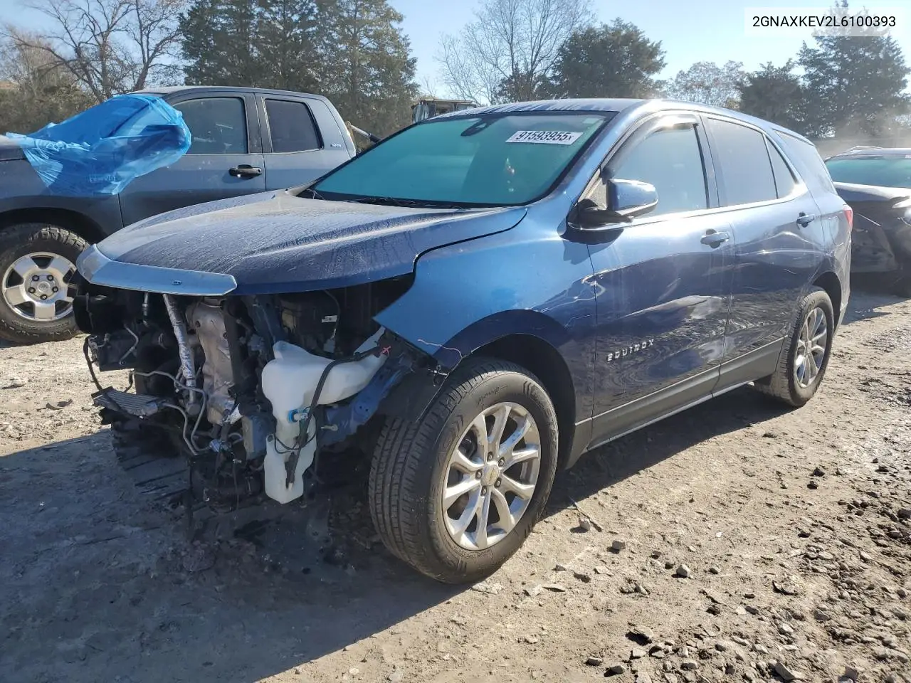 2GNAXKEV2L6100393 2020 Chevrolet Equinox Lt