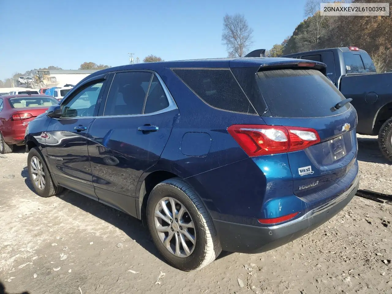 2GNAXKEV2L6100393 2020 Chevrolet Equinox Lt