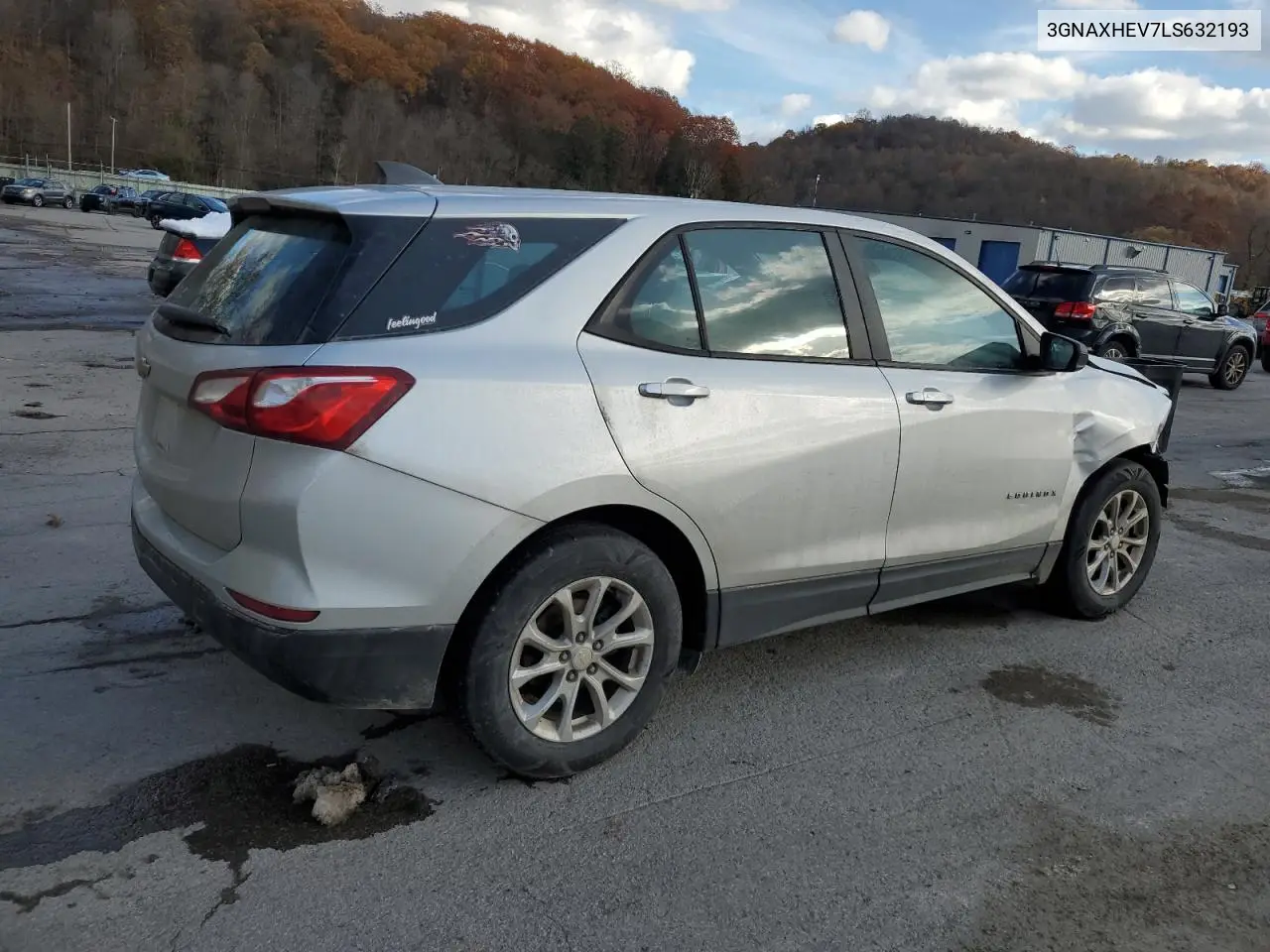 3GNAXHEV7LS632193 2020 Chevrolet Equinox Ls