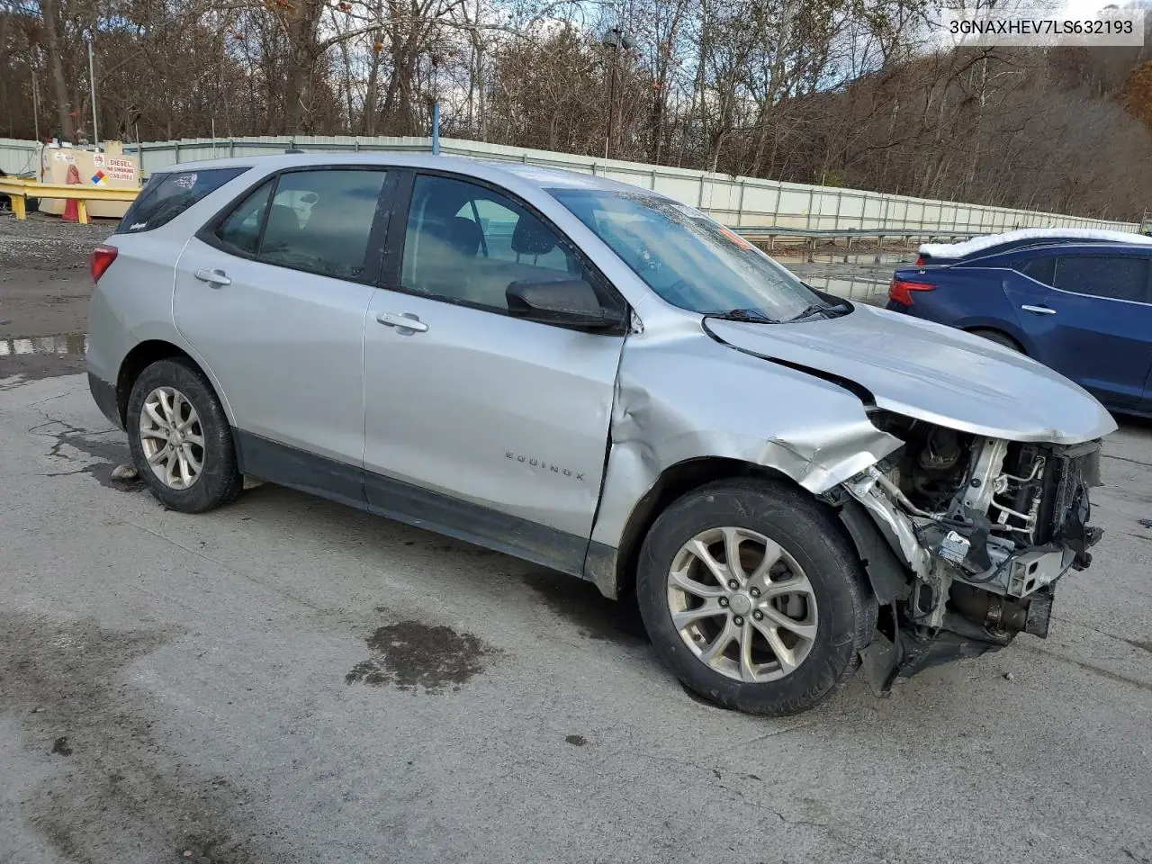 3GNAXHEV7LS632193 2020 Chevrolet Equinox Ls