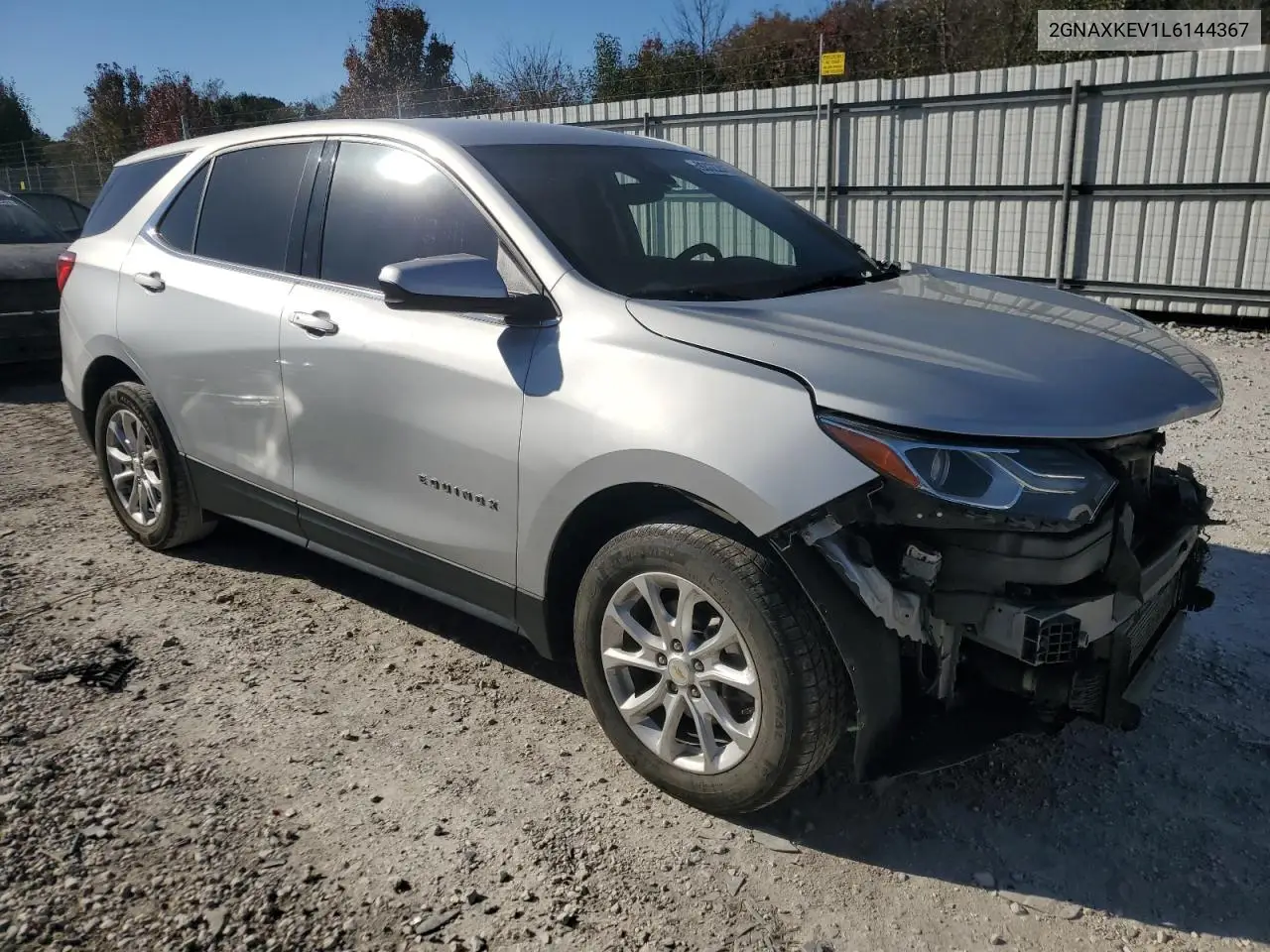 2GNAXKEV1L6144367 2020 Chevrolet Equinox Lt