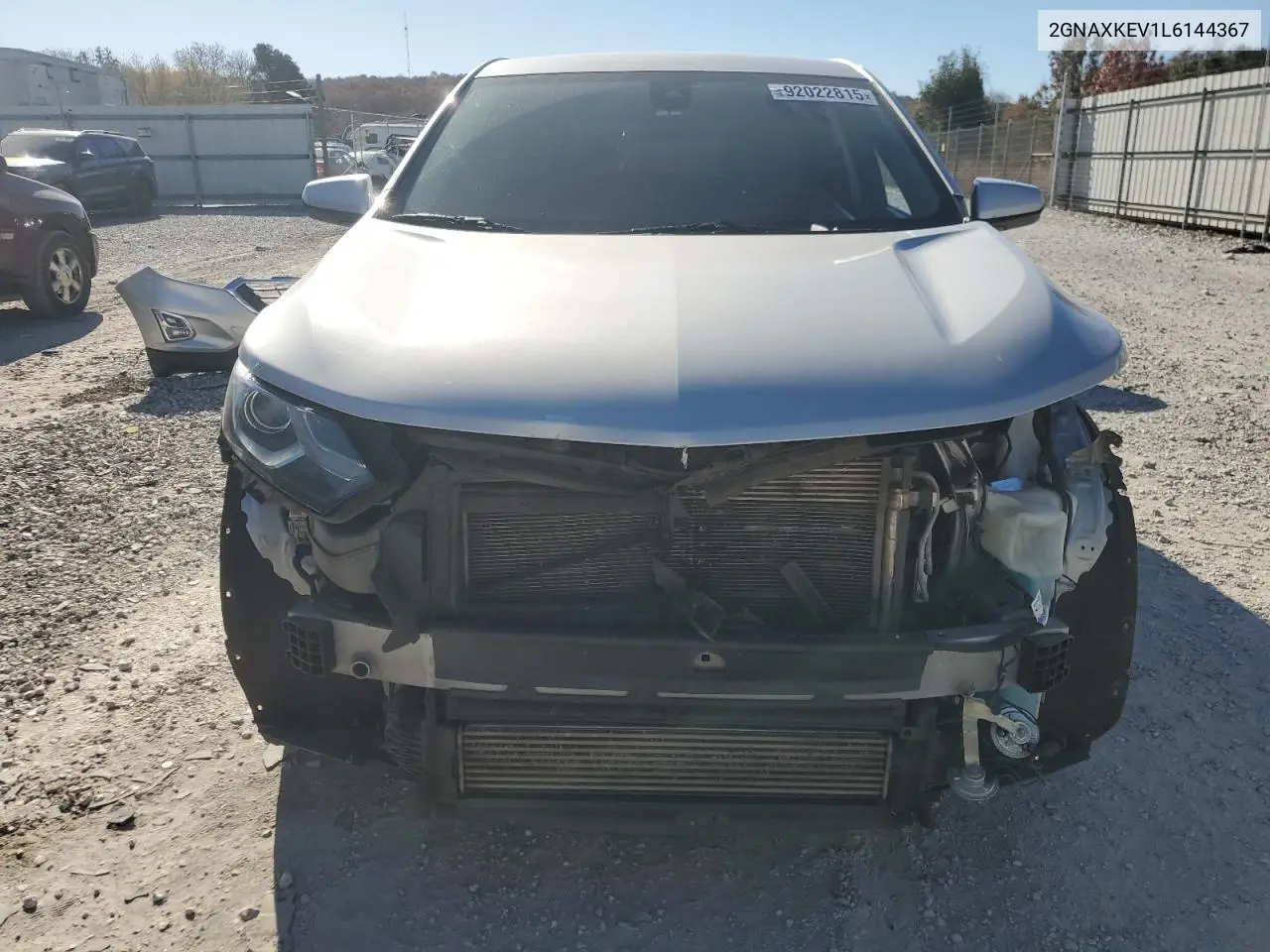 2GNAXKEV1L6144367 2020 Chevrolet Equinox Lt