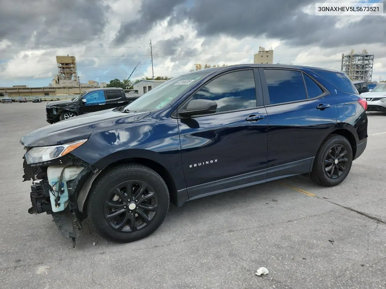 3GNAXHEV5LS673521 2020 Chevrolet Equinox Ls