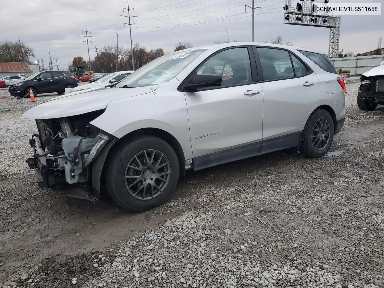 3GNAXHEV1LS511658 2020 Chevrolet Equinox Ls