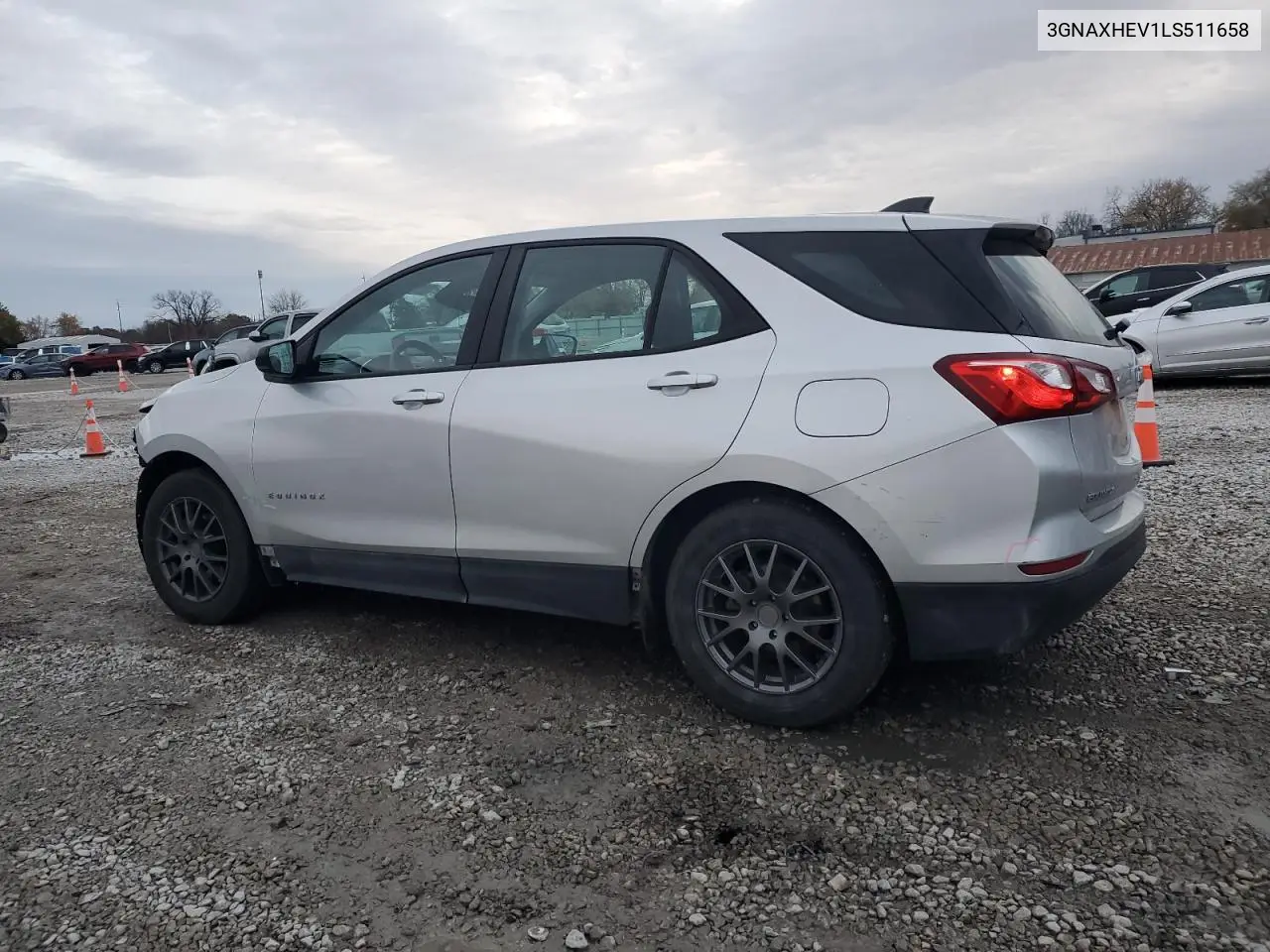 3GNAXHEV1LS511658 2020 Chevrolet Equinox Ls