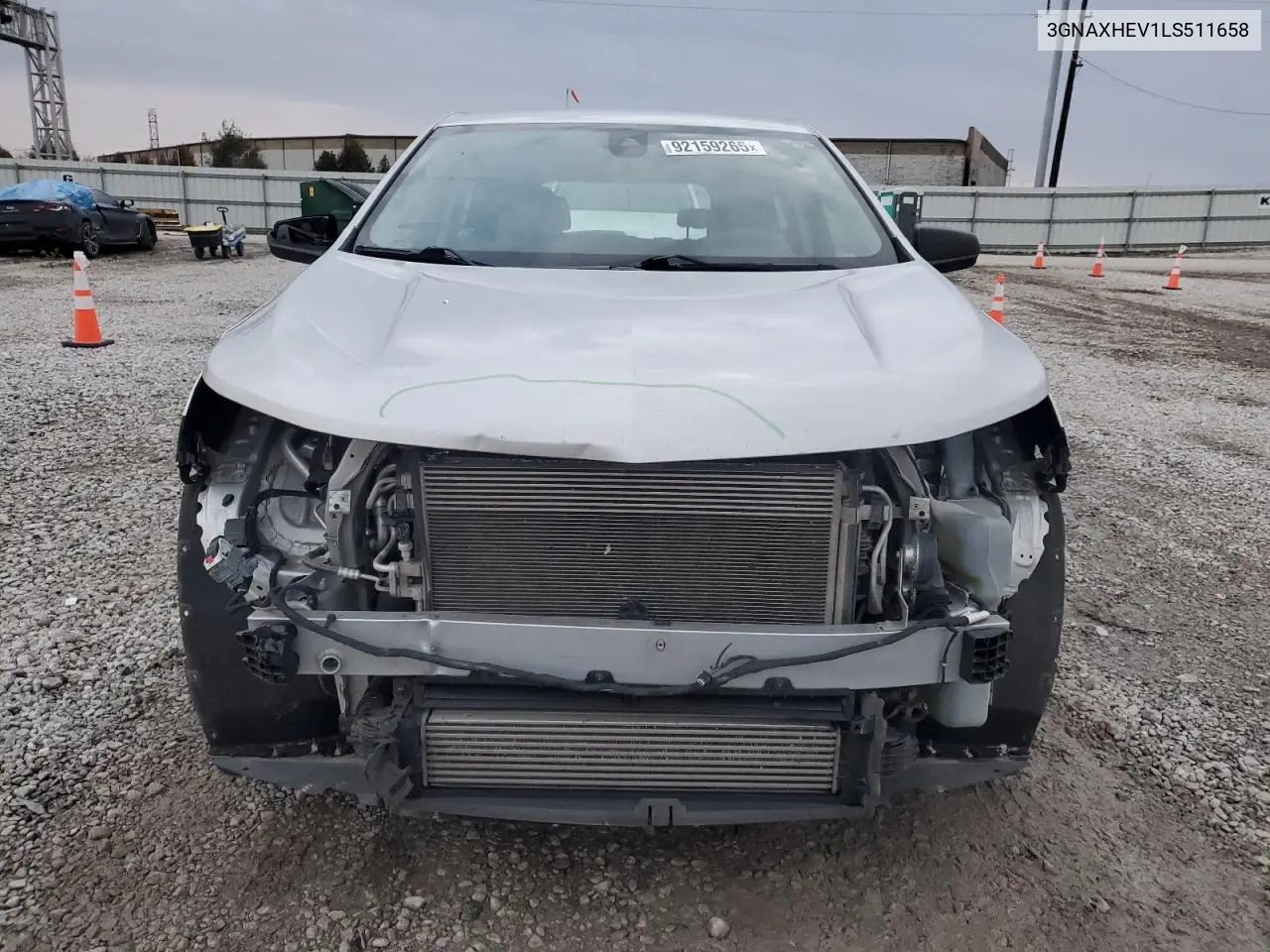 3GNAXHEV1LS511658 2020 Chevrolet Equinox Ls
