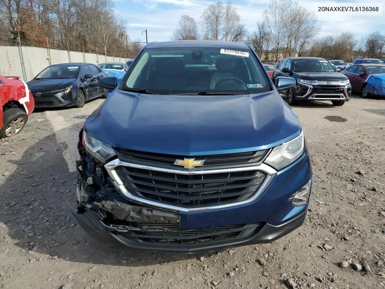 2GNAXKEV7L6136368 2020 Chevrolet Equinox Lt