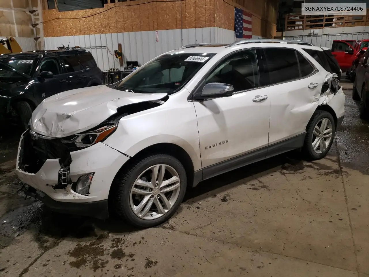 3GNAXYEX7LS724406 2020 Chevrolet Equinox Premier