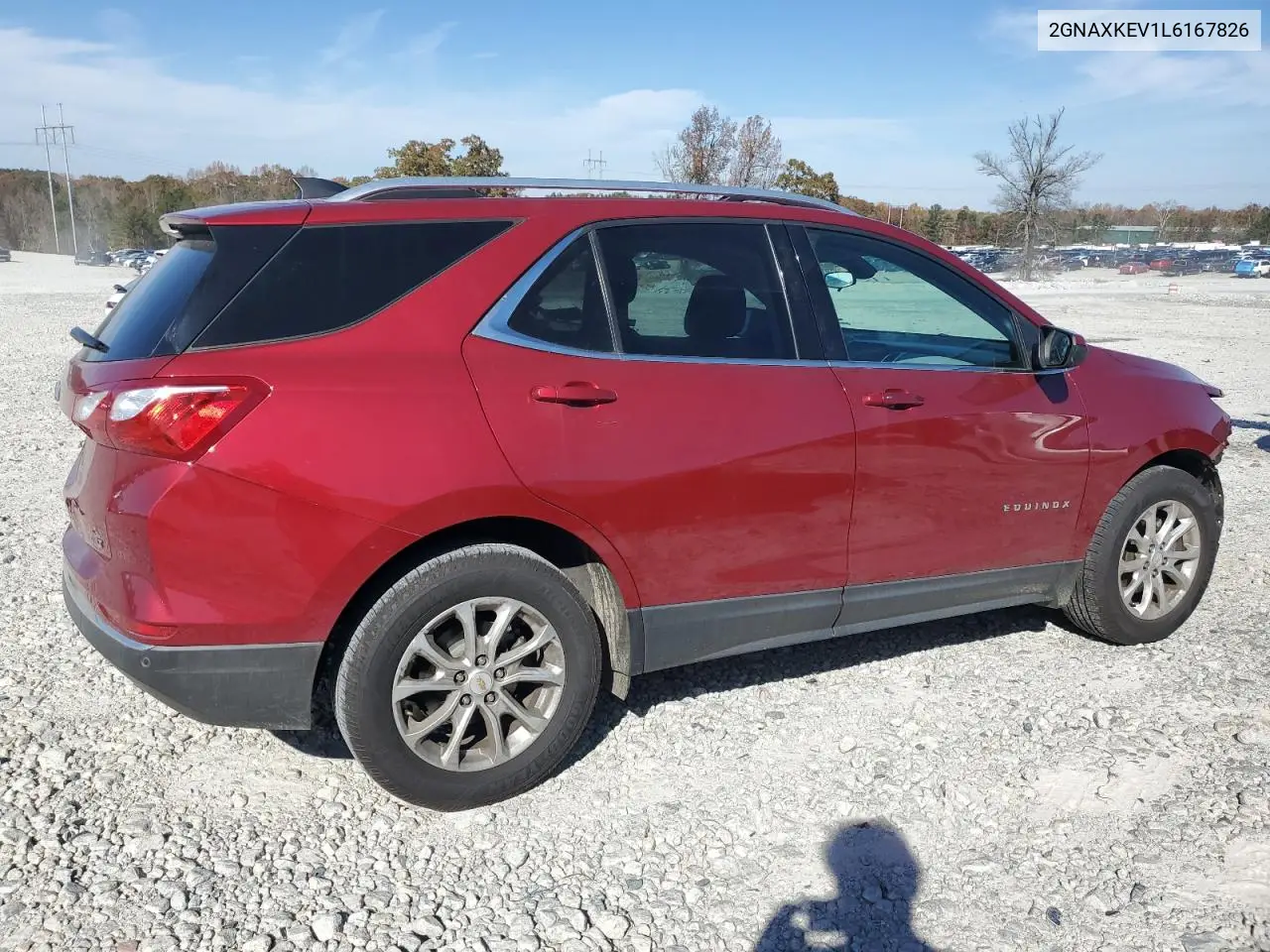 2GNAXKEV1L6167826 2020 Chevrolet Equinox Lt