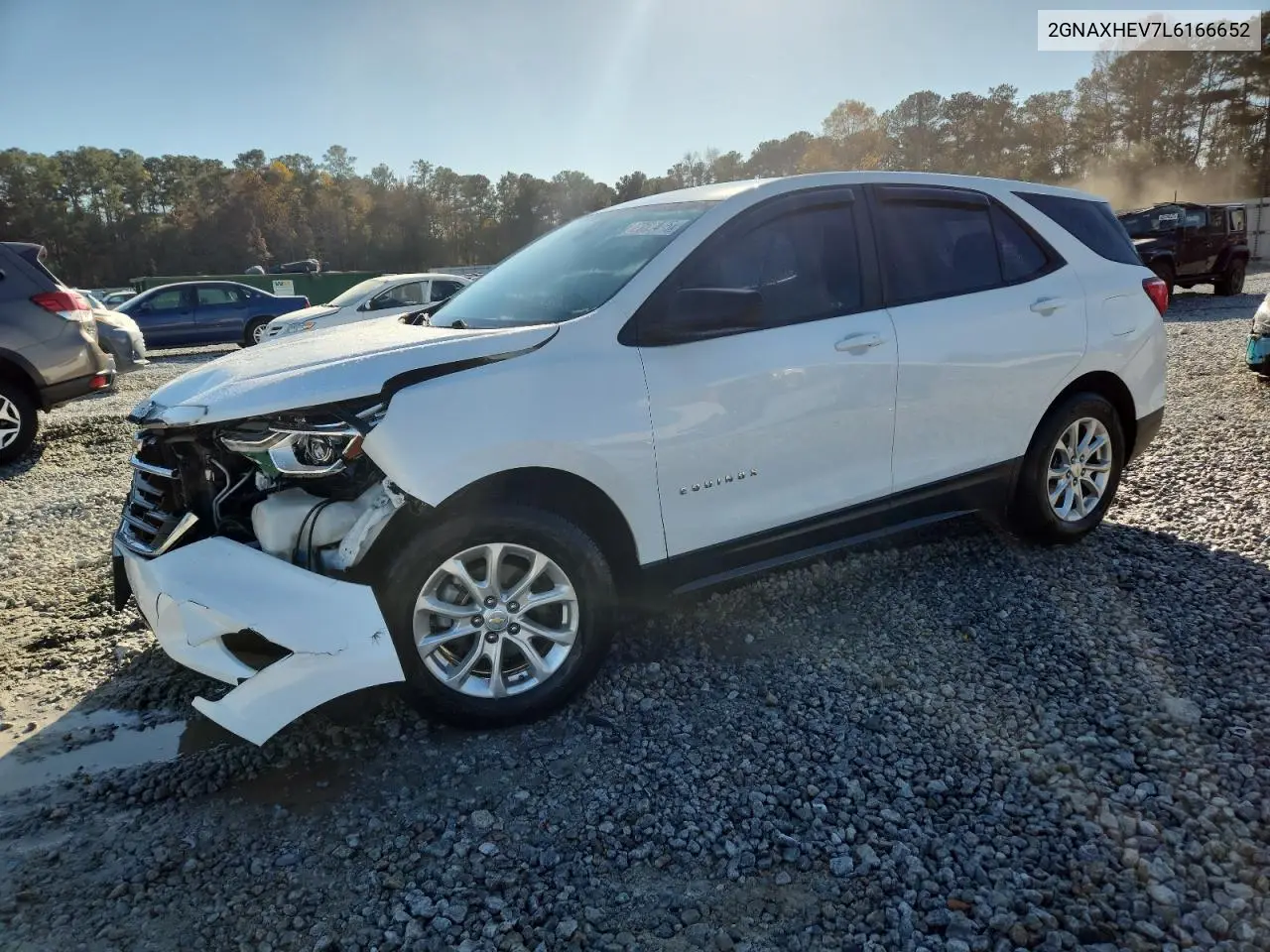 2GNAXHEV7L6166652 2020 Chevrolet Equinox Ls