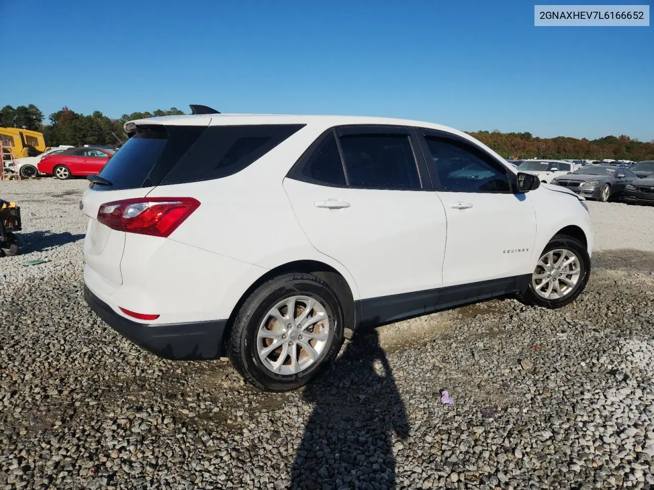 2GNAXHEV7L6166652 2020 Chevrolet Equinox Ls