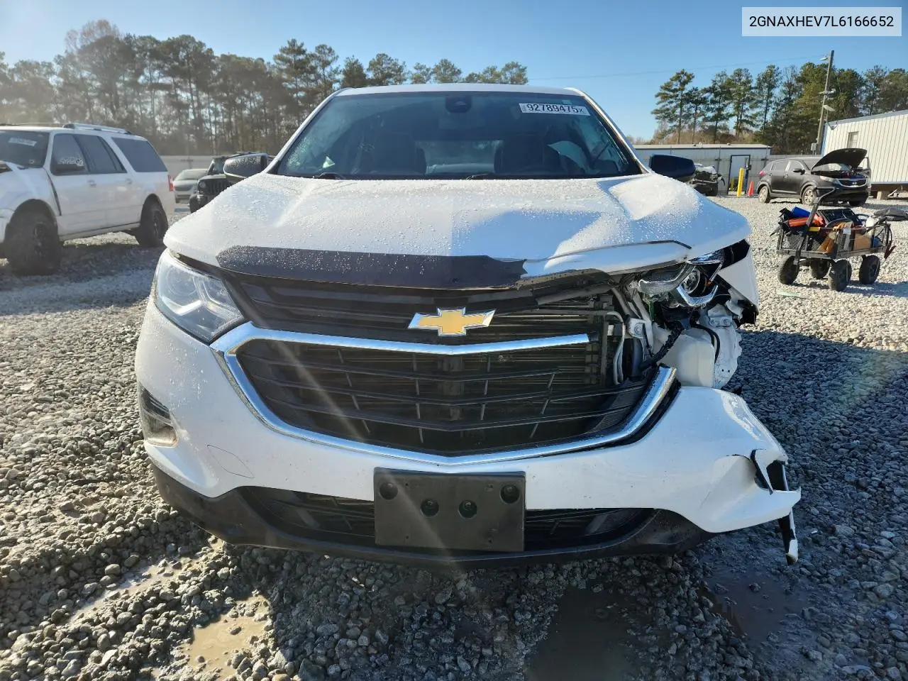 2GNAXHEV7L6166652 2020 Chevrolet Equinox Ls