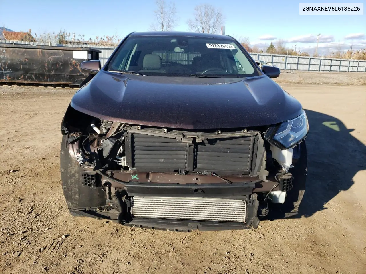 2GNAXKEV5L6188226 2020 Chevrolet Equinox Lt