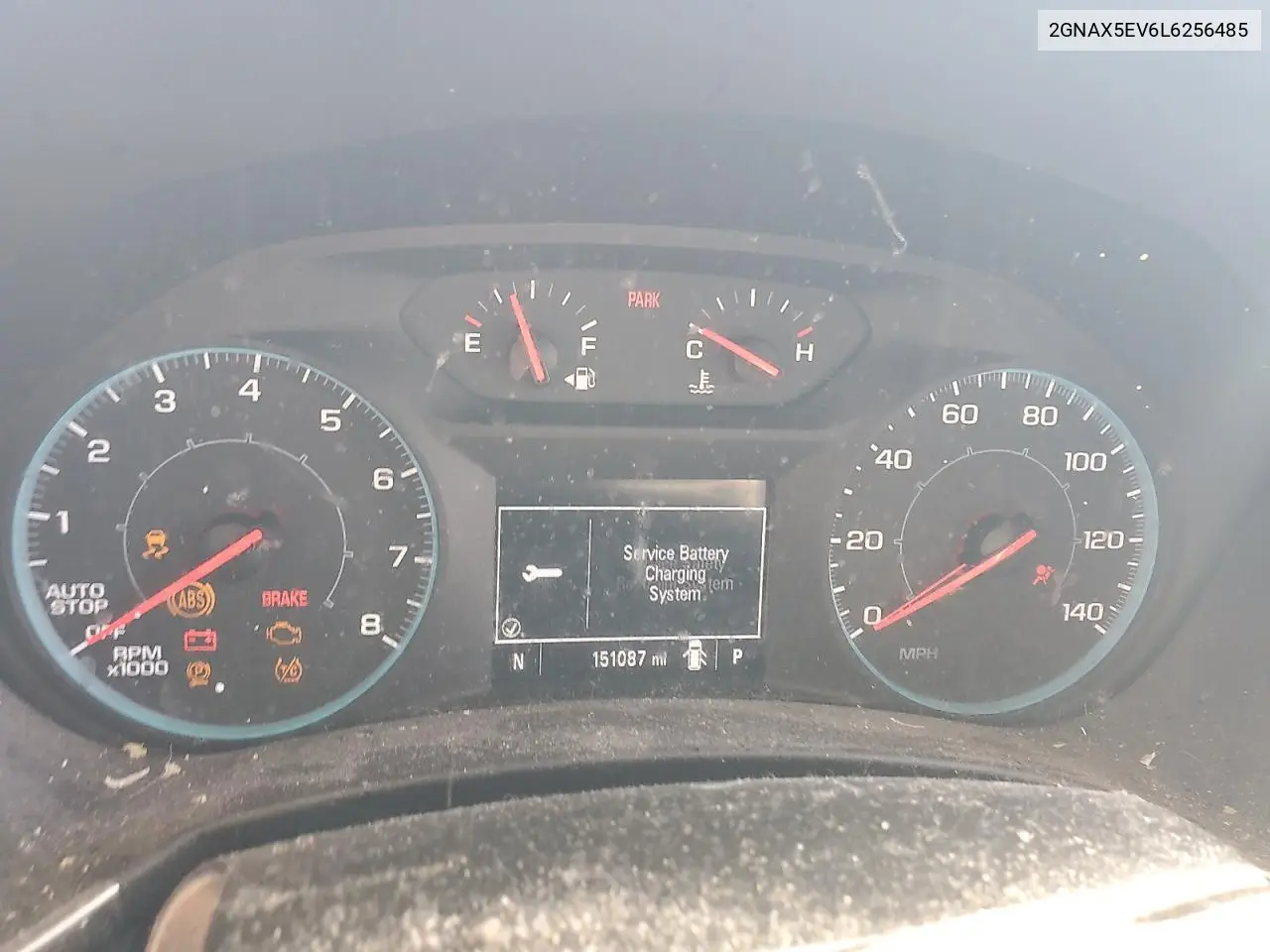 2GNAX5EV6L6256485 2020 Chevrolet Equinox