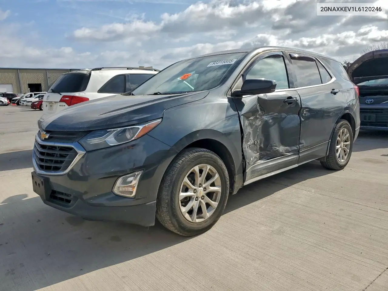 2GNAXKEV1L6120246 2020 Chevrolet Equinox Lt