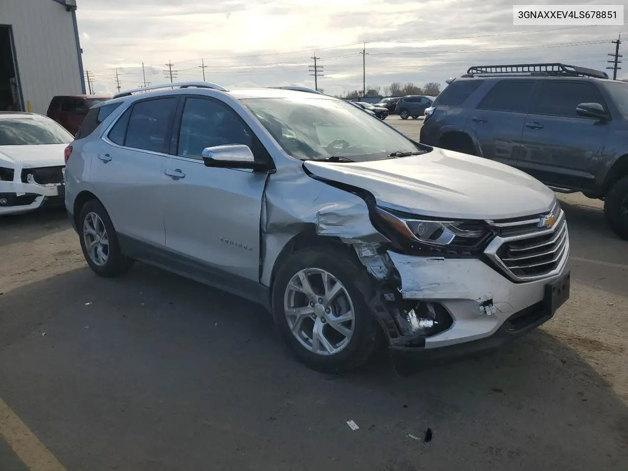 3GNAXXEV4LS678851 2020 Chevrolet Equinox Premier