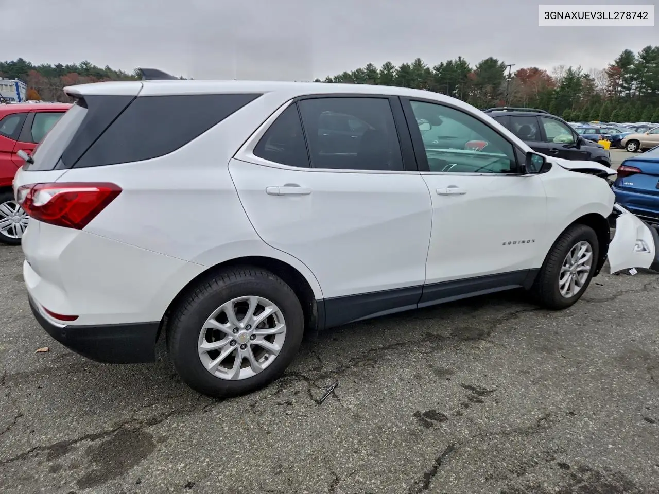 3GNAXUEV3LL278742 2020 Chevrolet Equinox Lt