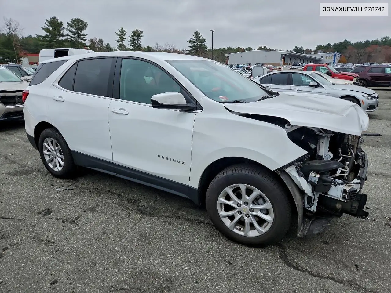 3GNAXUEV3LL278742 2020 Chevrolet Equinox Lt
