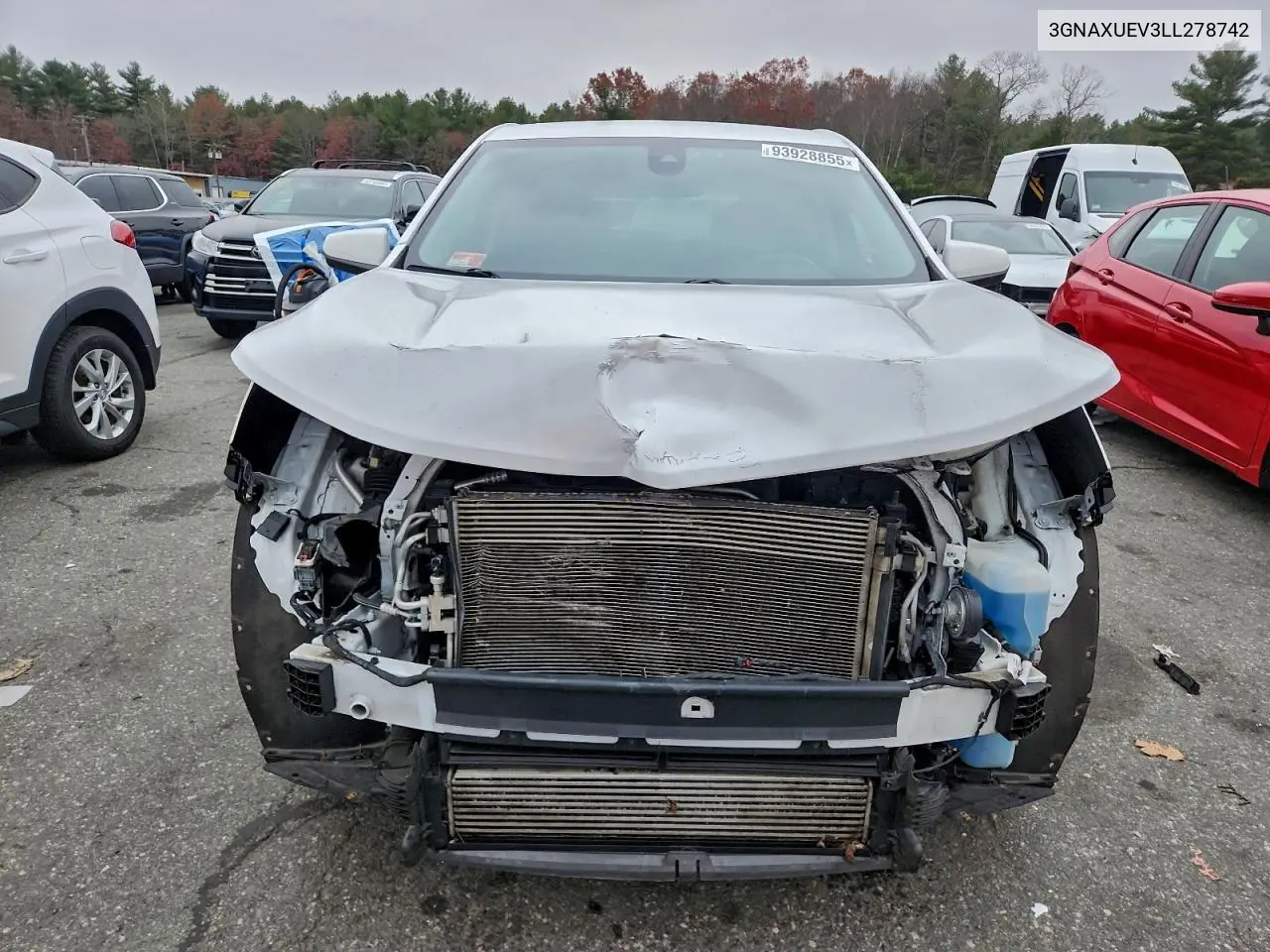 3GNAXUEV3LL278742 2020 Chevrolet Equinox Lt