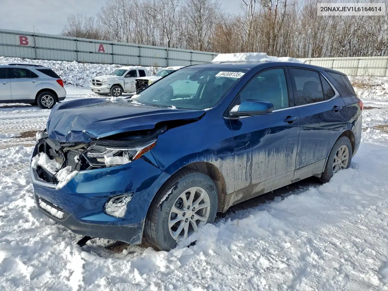 2GNAXJEV1L6164614 2020 Chevrolet Equinox Lt