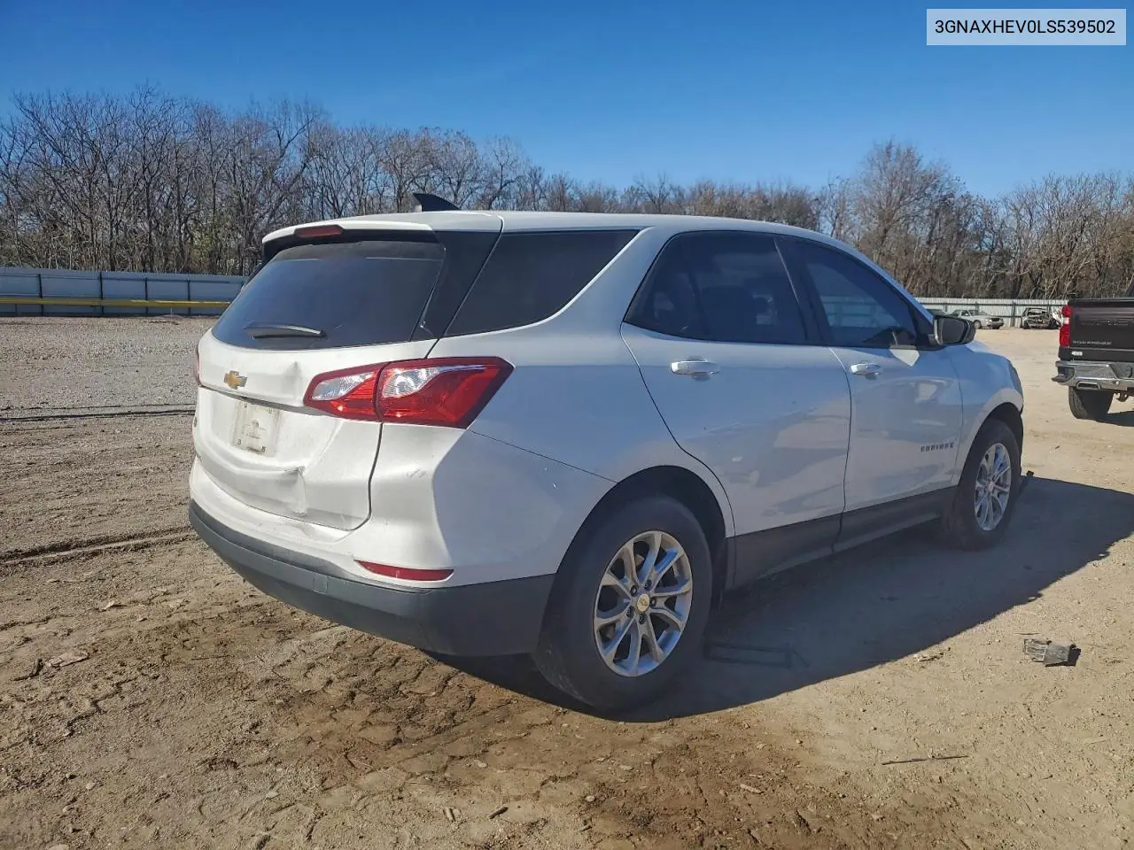 3GNAXHEV0LS539502 2020 Chevrolet Equinox Ls