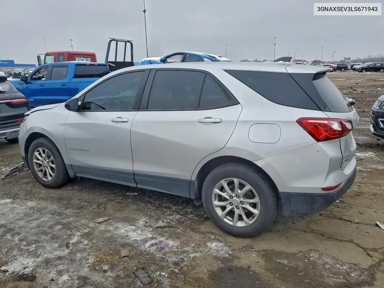 3GNAXSEV3LS671943 2020 Chevrolet Equinox Ls