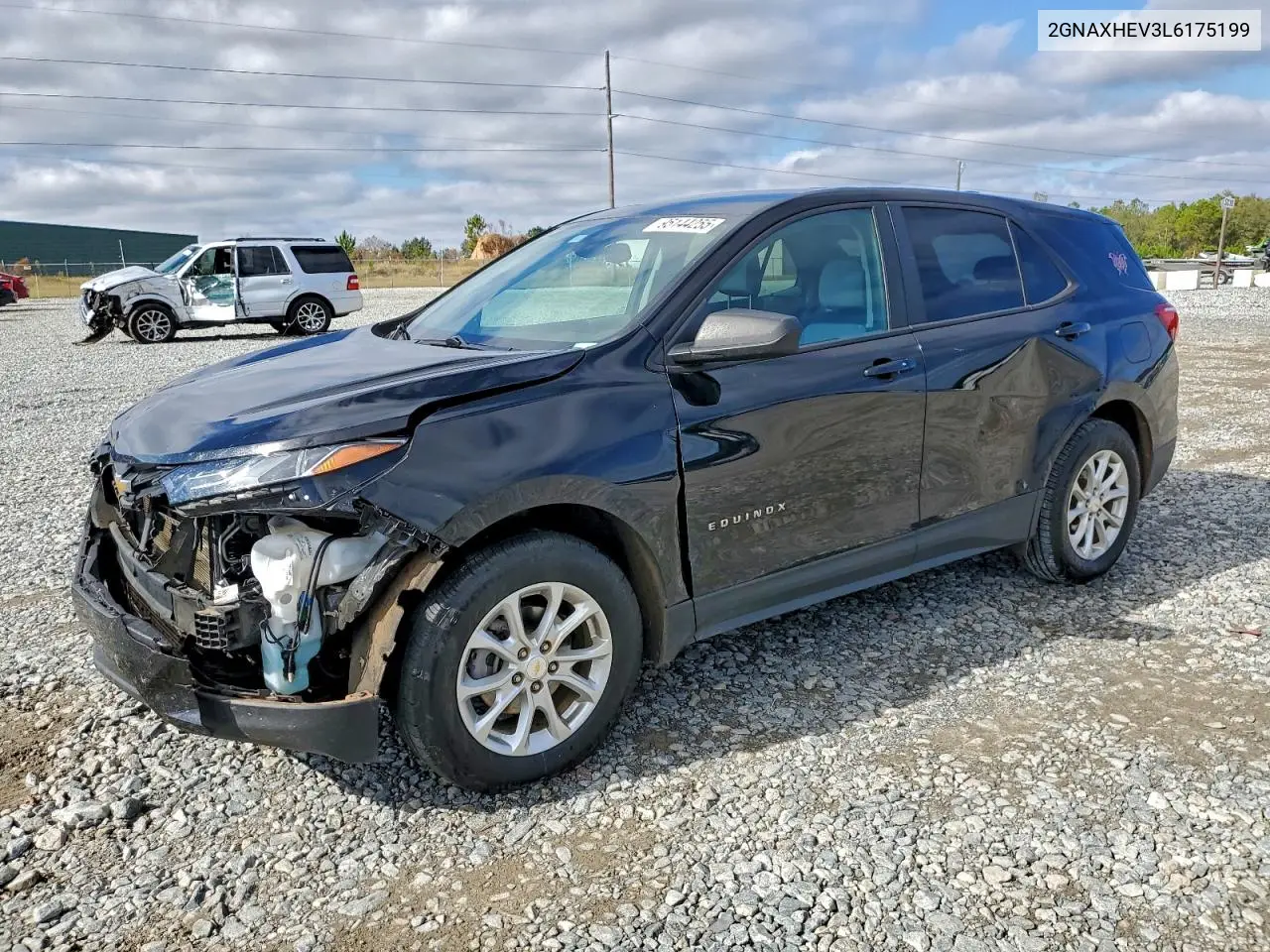 2GNAXHEV3L6175199 2020 Chevrolet Equinox Ls