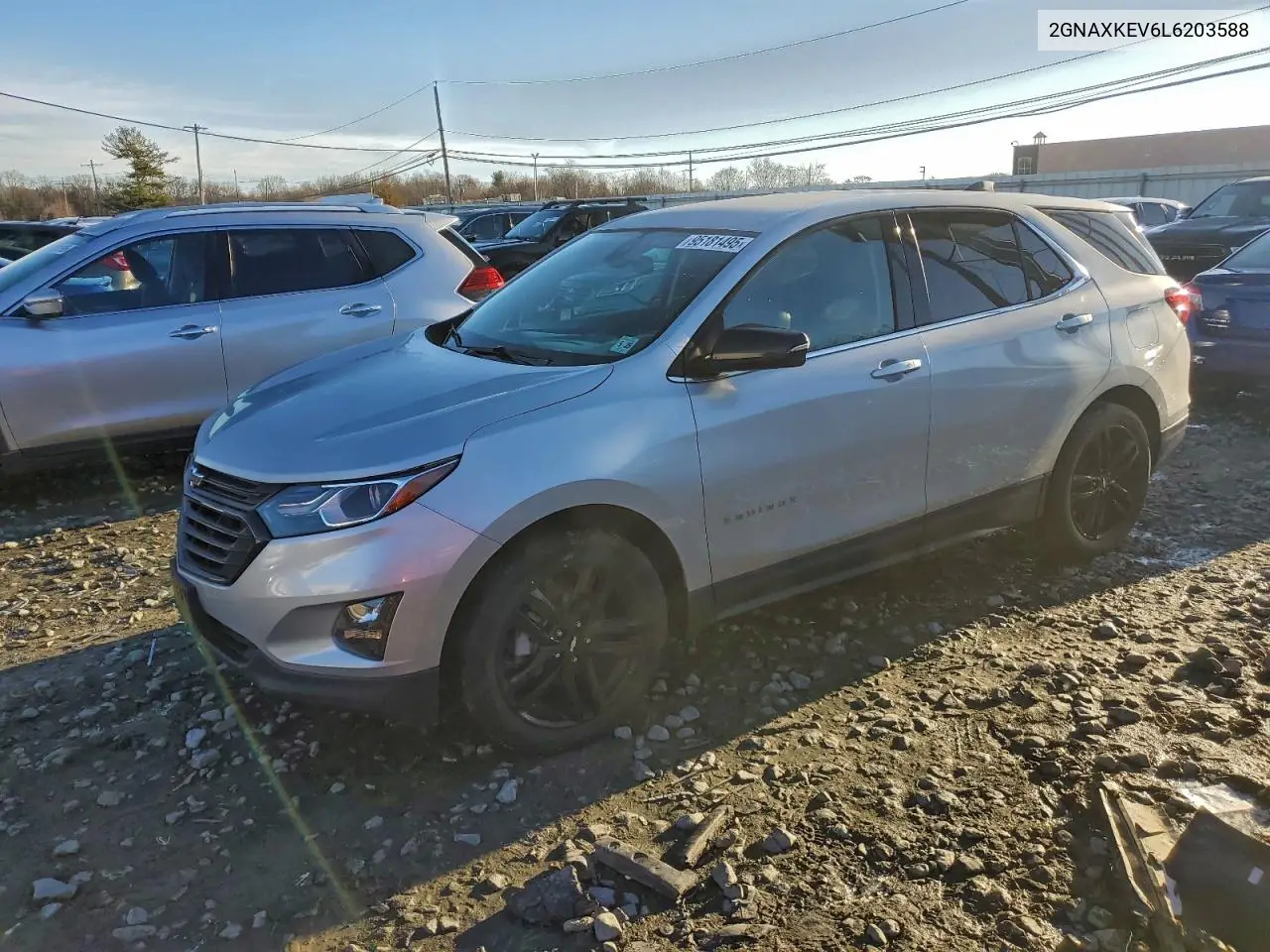 2GNAXKEV6L6203588 2020 Chevrolet Equinox Lt