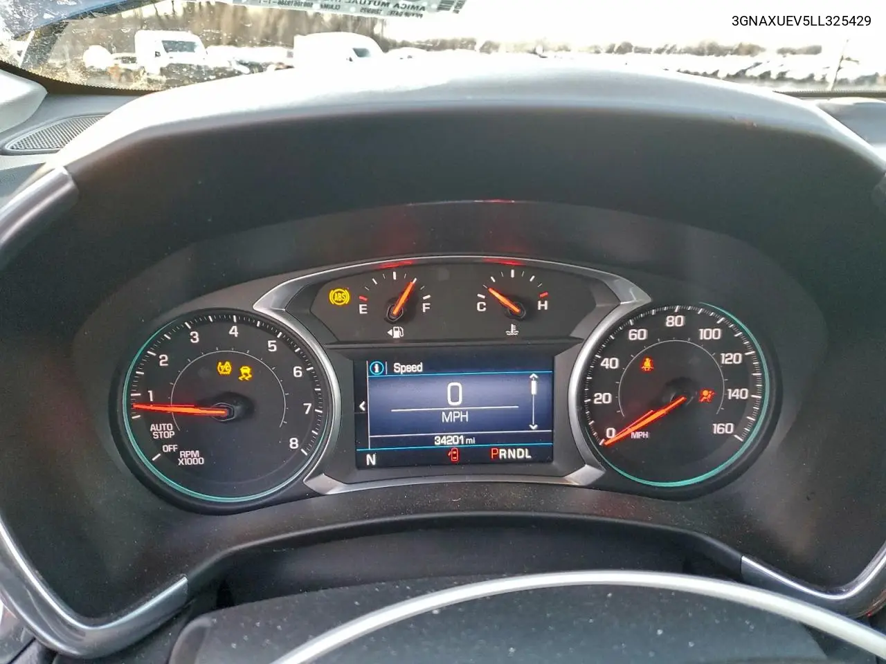3GNAXUEV5LL325429 2020 Chevrolet Equinox Lt