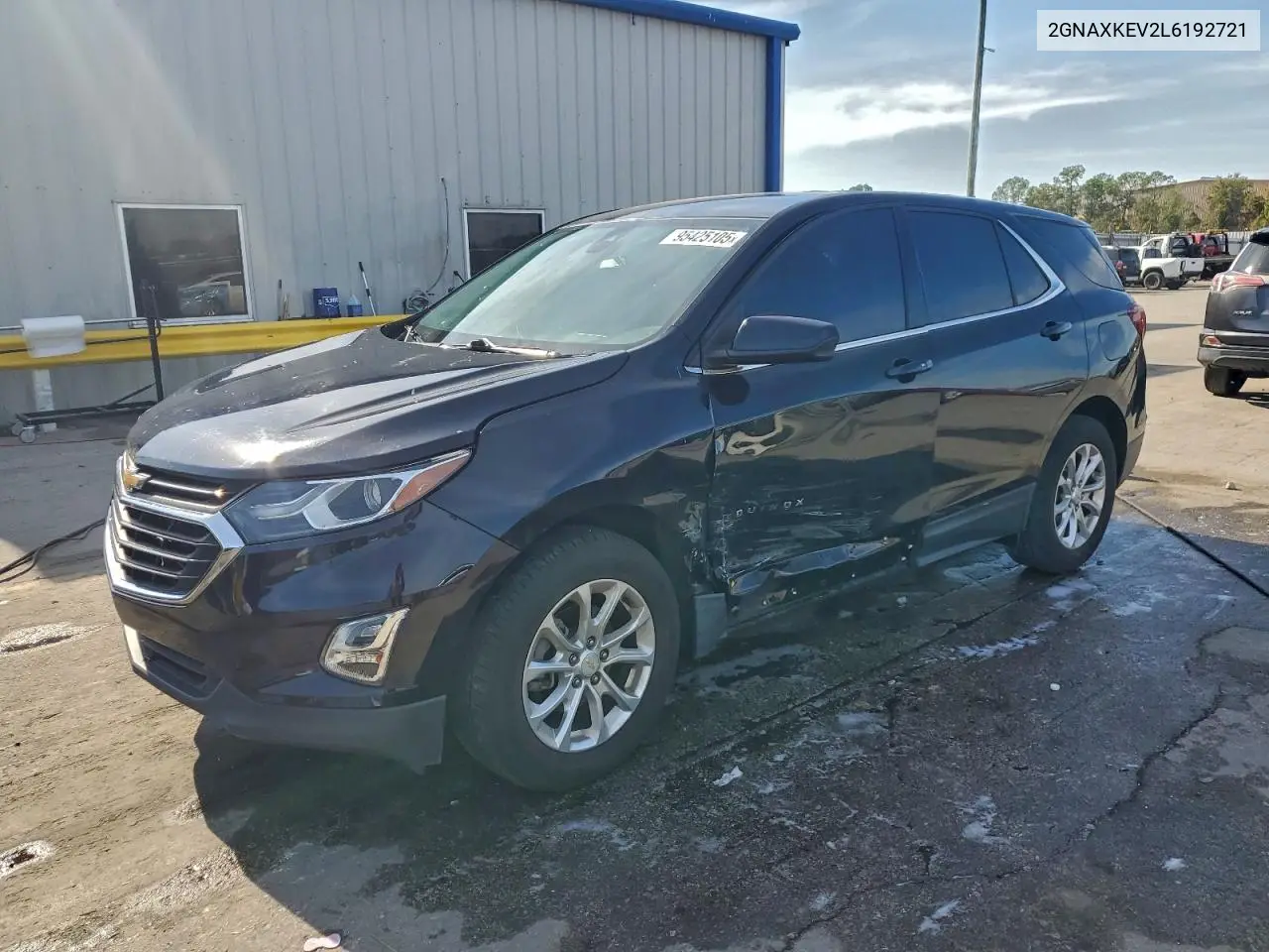 2GNAXKEV2L6192721 2020 Chevrolet Equinox Lt