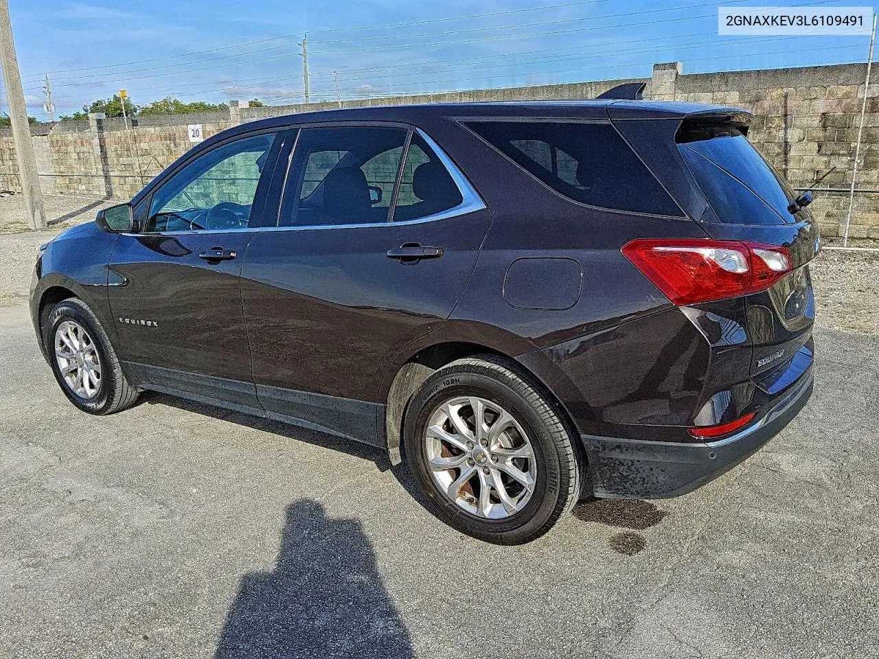 2GNAXKEV3L6109491 2020 Chevrolet Equinox Lt